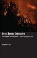 Martin Empson: Socialism or extinction